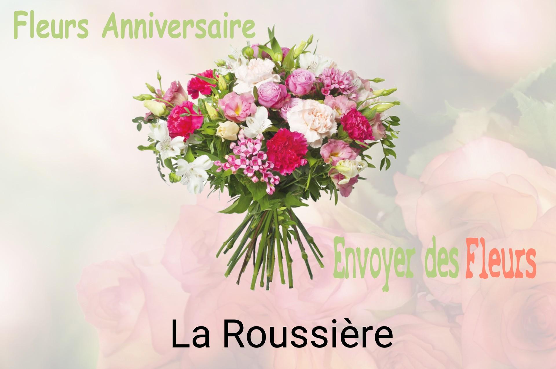 Bouquet de fleurs d’anniversaire livré à La Roussière
