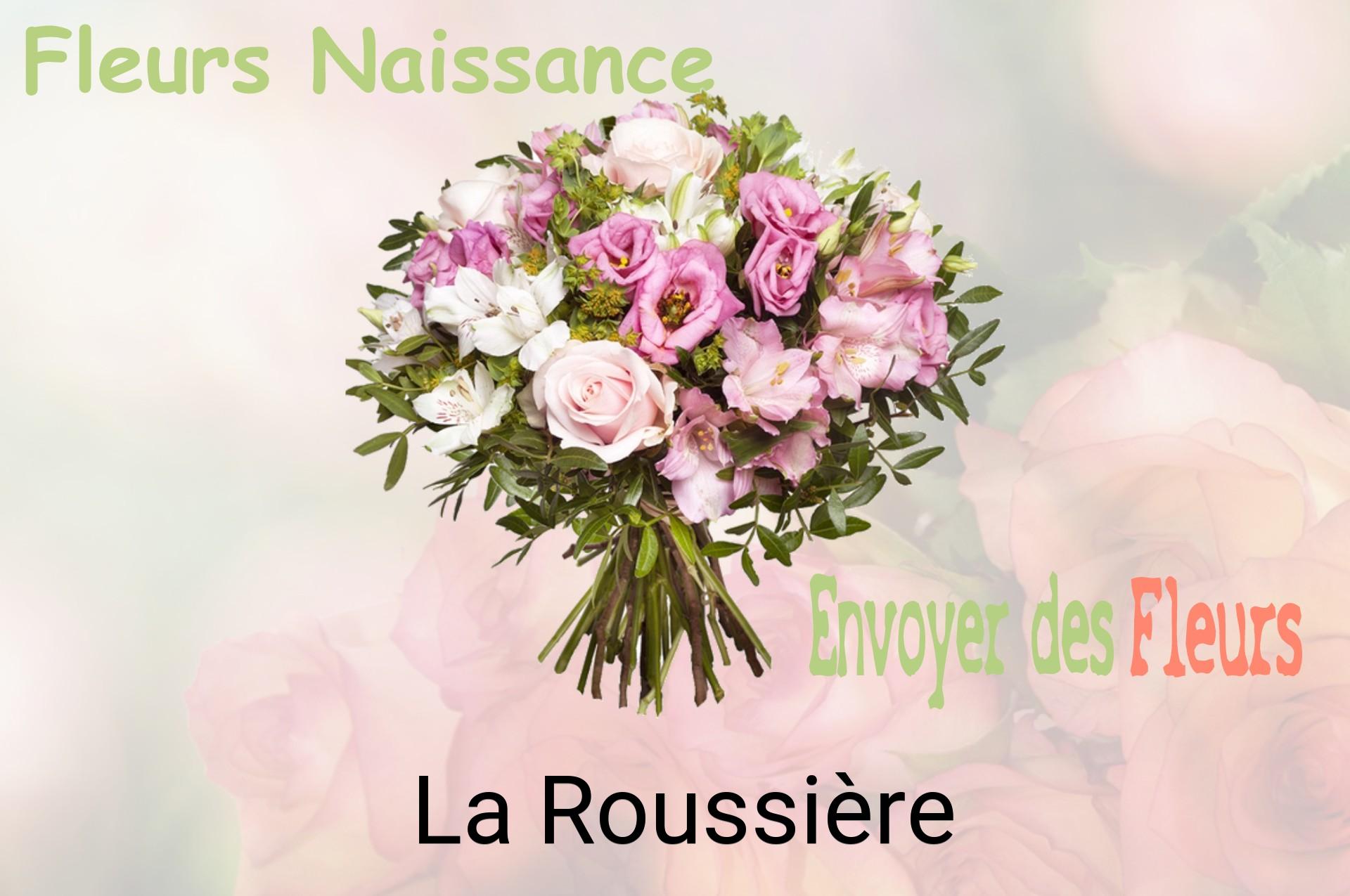 Bouquet de fleurs de naissance livré à La Roussière