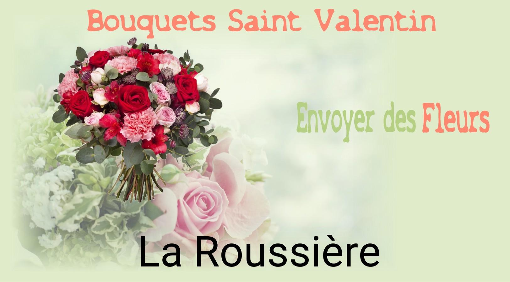 Roses de Saint-Valentin livrées à La Roussière